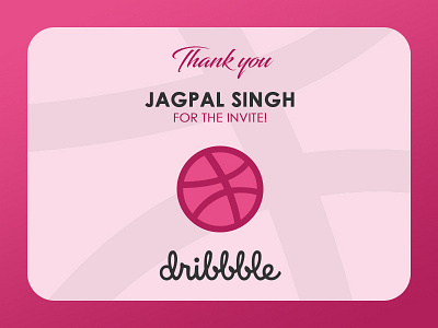 Hello Dribbble dribbble invite thanksgiving