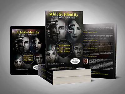 Athleticidentity Book Cover athletic black book cover identity mock up