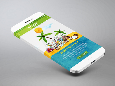 Puro Organic-Mobile Application app mobile application natural organic puro ui
