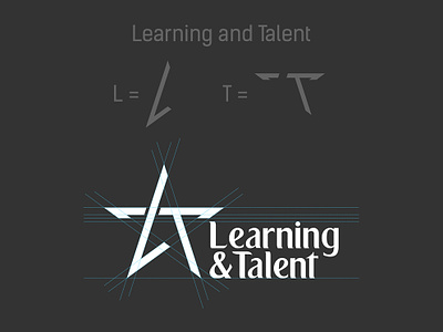 Learning And Talent Logo 2 branding design concepts education education logo learn learning logo logo design logotype star stars talent