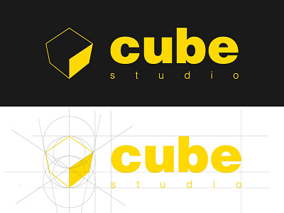 Cube Studio animation branding guideline logo studio