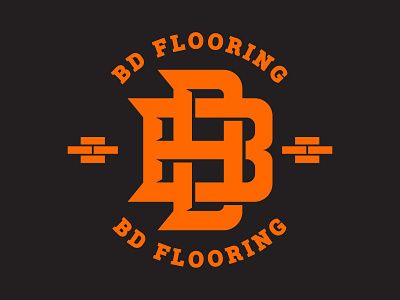 BD Flooring Logo badge badge logo flooring logo logo design monogram design monogram logo tile