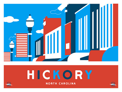 Hickory design illustration