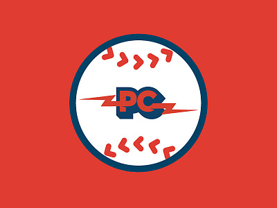 Play Ball! badge baseball branding design illustration logo