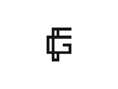 F & G Logomark brand design letter lettermark logo mark monogram simple type