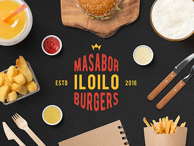 Masabor Iloilo Burgers brand identity branding burger burger joint design fast food food iloilo logo masabor restaurant