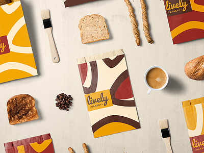 Lively Package bakery brand identity branding identity logo package design packaging