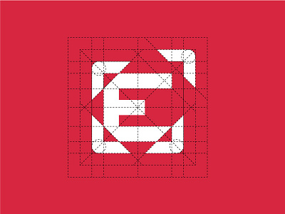 ESTS Mark Logo Grid construction fitness grid gym identity logo logos target training workout