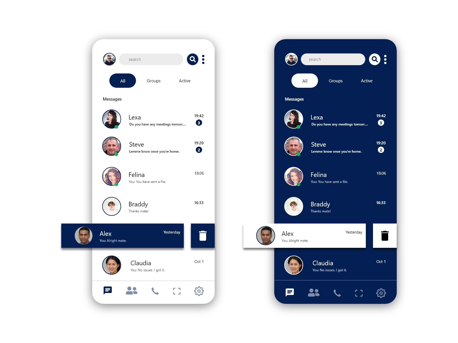 Chat App By Surya S On Dribbble