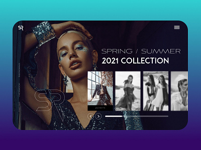 Fashion e-commerce concept page