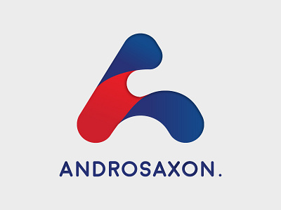 Androsaxon androsaxon branding british identity it lettering logo logotype typography wordmark