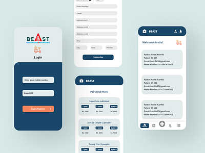 BEAST branding design ui uimockups uiux userinterfacedesign ux