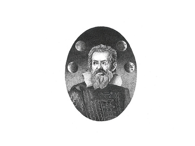 ‘Galileo Galilei art artist design dotwork draw drawing graphic design illustration illustrator pen