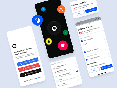 Olly.life - Concept Open Health Application app clean concept design health interface ui