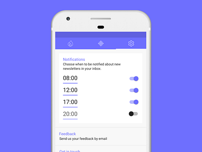 🐣 Duck Soup (v1) - Settings page android duck soup mobile notifications pixel settings ui ux