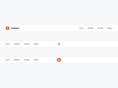 🐝 Hornet Networks - Toolbar proposal material design menu navigation redesign toolbar ui