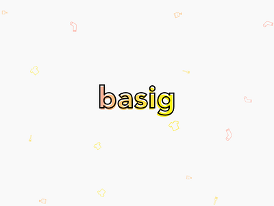 basig - logo basig brand branding design font identity logo typography