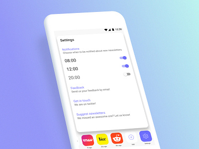 🔩 DailyUI #007 - Settings