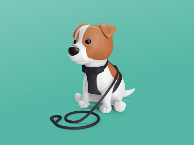 Meet Pepe 3d art 3d branding 3d icon 3d icons 3d illustration branding branding design c4d character cinema4d design dog hero icon illustration mascot octane puppy pupy render