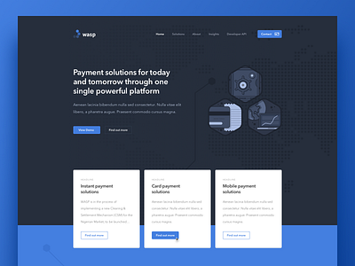 Payment Solutions - Landing Page