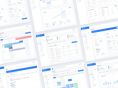 Productivity Dashboard app calendar color dashboard design finance invoice minimal productivity team ui web