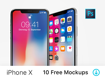 iPhone X – 10 Free PSD Mockups angles apple device iphone iphone x mockup mockups perspective phone psd x