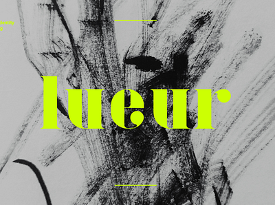 Lueur - Visual Identity & Branding brand identity branding design graphic design identity logo logo design neon neon logo typography vector visual identity
