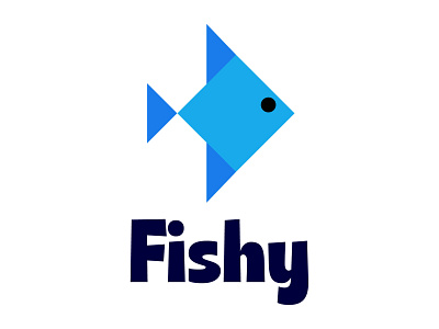 Fishy branding cartoon design fish illustration graphic design illustration simple fish logo vector