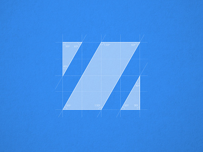 Z Blueprint blueprint icon letter logo logotype sketch typeface wireframe z
