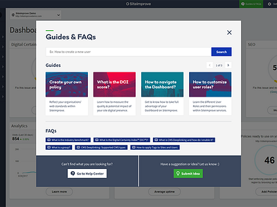 Siteimprove Guides & FAQs