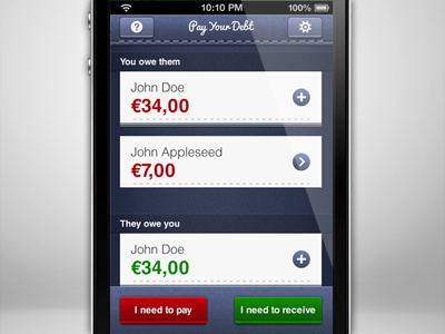 Pay Your Debt app apple application debt ios iphone money owe pay pay your debt payyourdebt