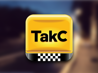 TakC android app icon ios logo sign takc taxi yellow