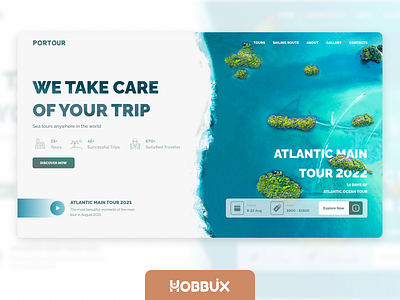 PORTOUR - TRAVEL AGENCY design travel travel agency ui ux website