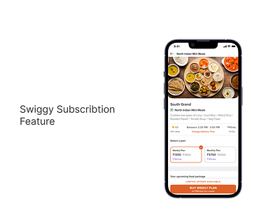 Subscribe for Swiggy - Feature Integration branding design illustration logo typography ui ux