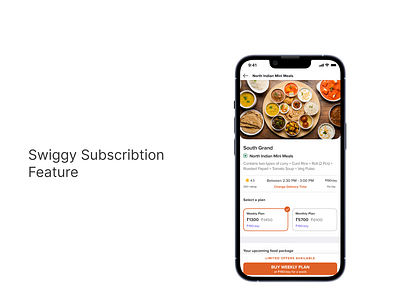 Subscribe for Swiggy - Feature Integration