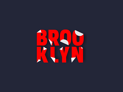 Brooklyn background branding brooklyn design font graphic design illustration lettering logo newyork nyc text typography words