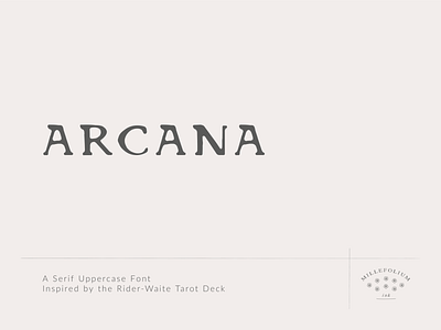 Arcana - Font divination font rider waite rider waite tarot