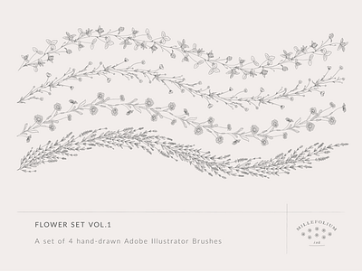 Flower Set Vol.1 - AI Brushes