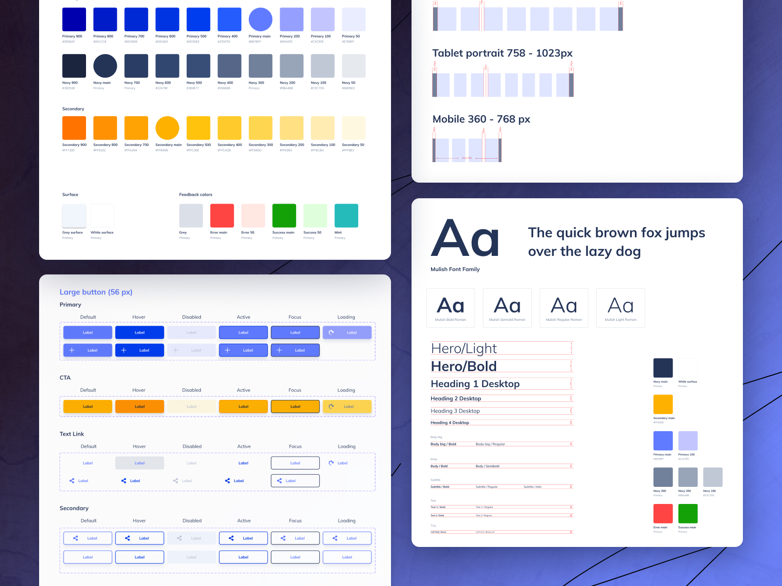 Design System | Donation Management Platform by Sandra Nevska on Dribbble