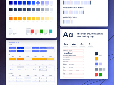 Design System | Donation Management Platform atomic design design system guidelines responsiveness style guide ui uiux web