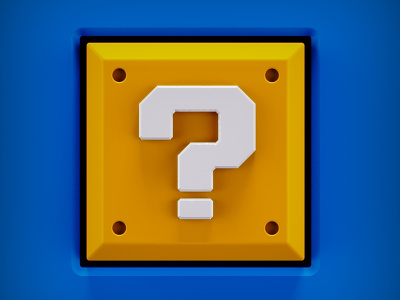 Super Mario Question Button