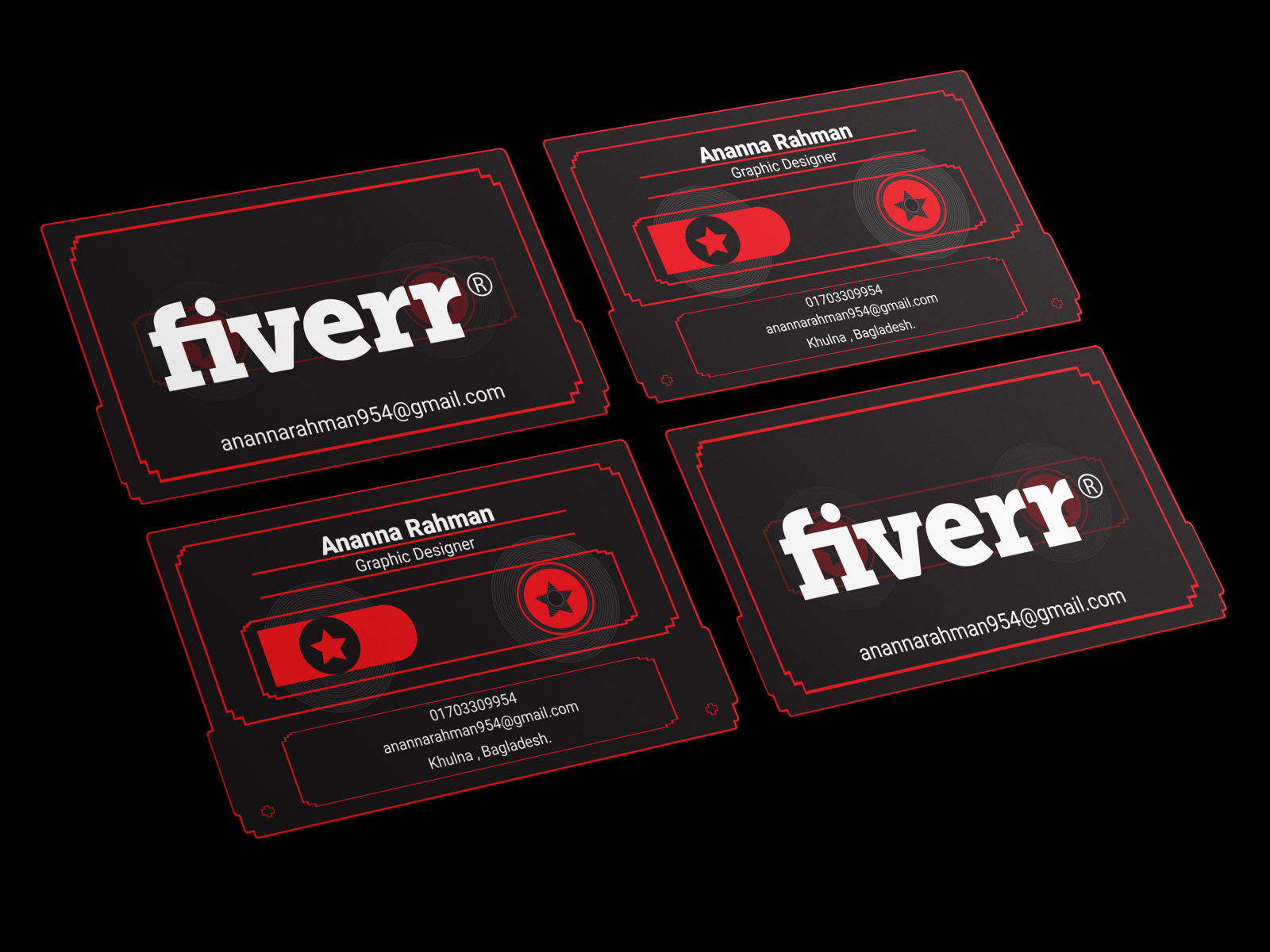 Modern Business card Design. by Ananna Rahman on Dribbble