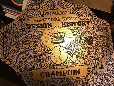 Championship Belt art institute of austin belt champion championship design history illustration
