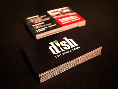 Dish Business Cards dish dish business cards meal plans nanaimo restaurant business card