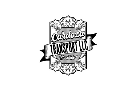 Cardoza Transport LLC branding graphic design logo vintage logo design