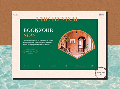 Boutique Hotel Concept branding graphic design typography ui ux we