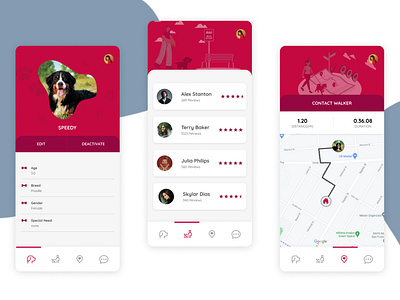 Dog Walker Mobile App