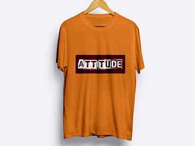 attitude t shirt  design