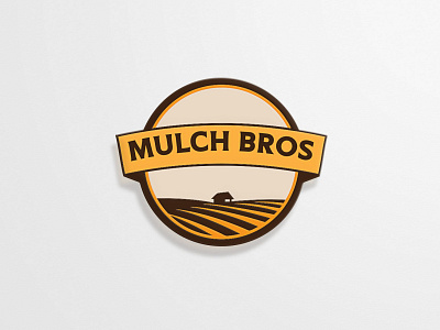 Mulch Bros Logo branding design graphic design illustration logo vector