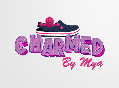 Charmed Crocs Logo branding design graphic design illustration logo vector